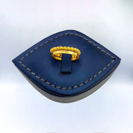 دبله ذهب عيار 21 الوزن 2.31 جم