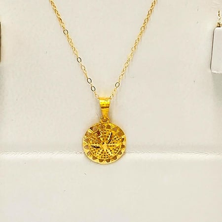 طقم ذهب أطفال عيار 21 الوزن 2.11 جرام