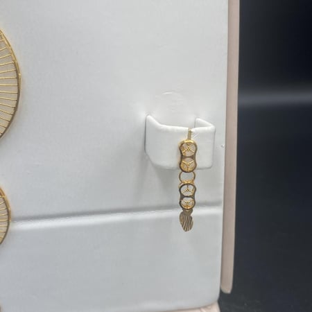 طقم ذهب عيار 21 الوزن 13.4 جرام