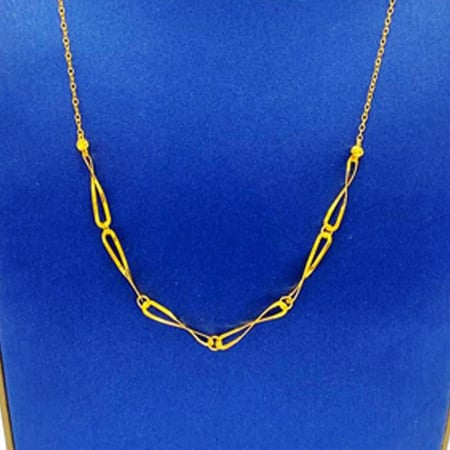 عقد ذهب عيار 21 الوزن 1.45 جرام