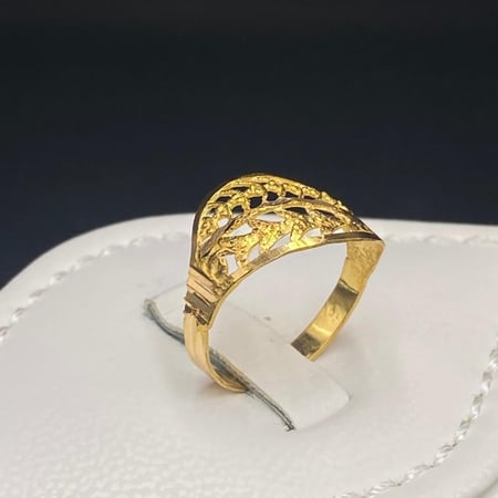 خاتم ذهب عيار 21 الوزن 2.2 جرام