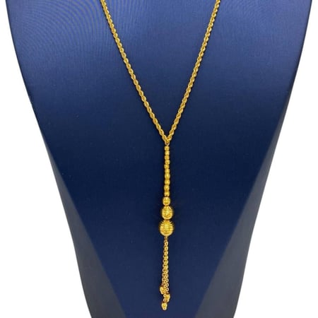 سبحه ذهب عيار 21 الوزن 4.4 جرام