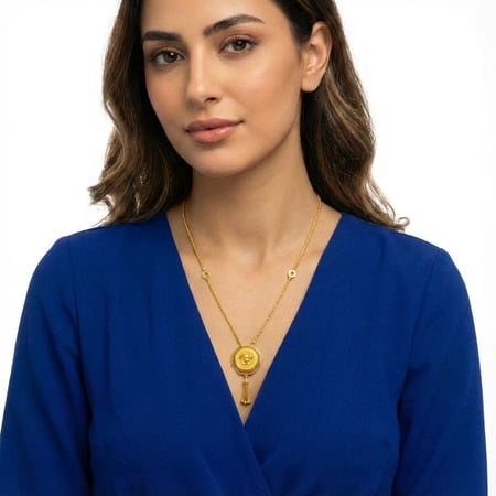 عقد سبحه ذهب عيار 21 الوزن 9.38 جم