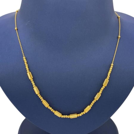 عقد ذهب عيار 21 الوزن 6.63 جم