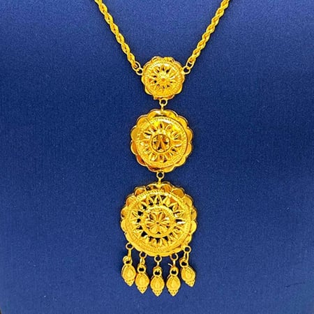 عقد ذهب عيار 21 الوزن 3 جم