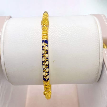 غوايش ذهب عيار 21 تصميم أنيق من عقد الوفاء