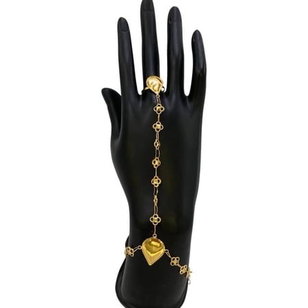 كف ذهب عيار 21 الوزن 4.08 جم