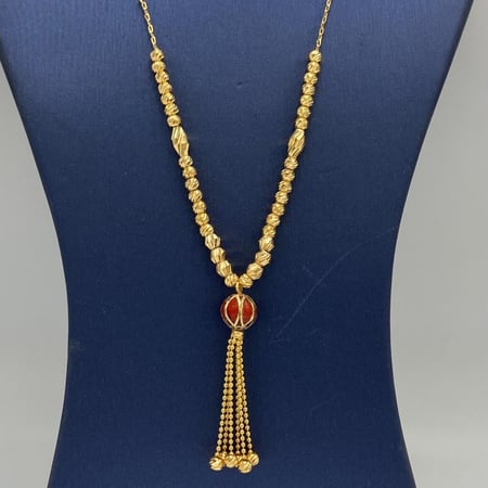 سبحة ذهب عيار 21 الوزن 7.5 جرام