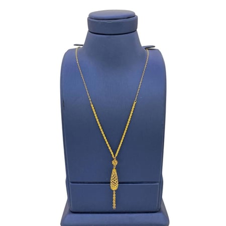 عقد ذهب عيار 21 الوزن 2.02 جم