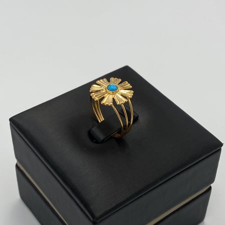 خاتم ذهب عيار 21 الوزن 1.6 جرام