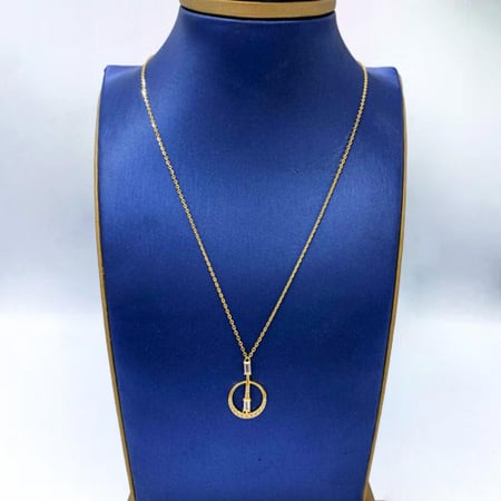 عقد ذهب عيار 18 الوزن 2.1 جم