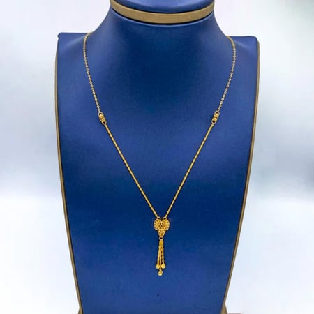 عقد ذهب عيار 21 الوزن 1.8 جم