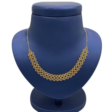 طقم ذهب عيار 21 الوزن 12.82 جرام