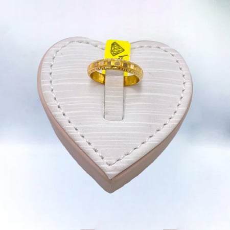 دبله ذهب عيار 21 الوزن 1.23 جم