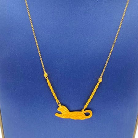 عقد ذهب عيار 21 الوزن 1.51 جم