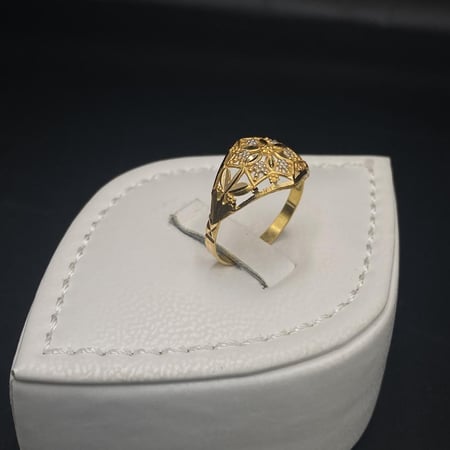 خاتم ذهب عيار 21 الوزن 2.2 جرام