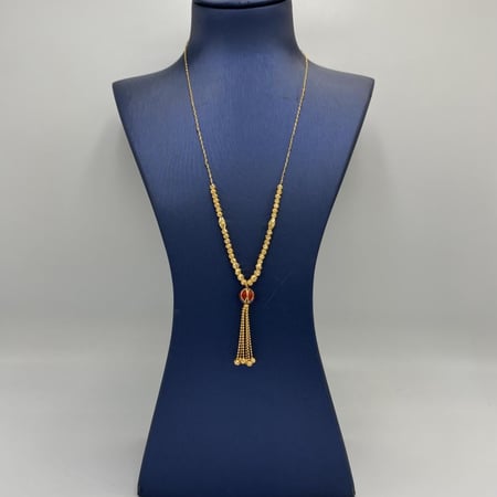 سبحة ذهب عيار 21 الوزن 7.5 جرام