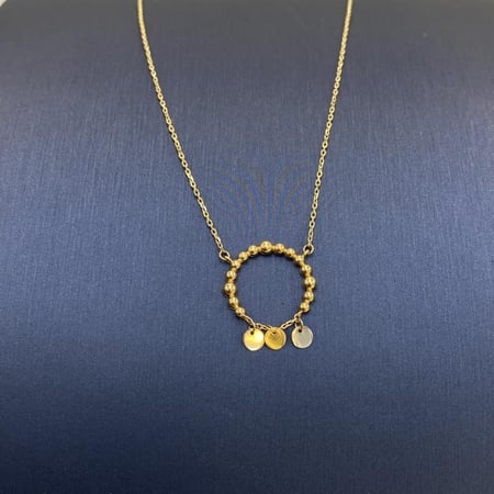 عقد ذهب عيار 18 الوزن 2.7 جرام