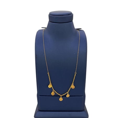 عقد ذهب عيار 21 الوزن 1.15 جرام