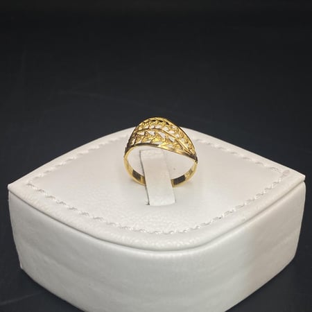 خاتم ذهب عيار 21 الوزن 2.2 جرام