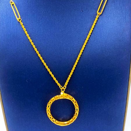 عقد ذهب عيار 21 الوزن 3.74 جرام