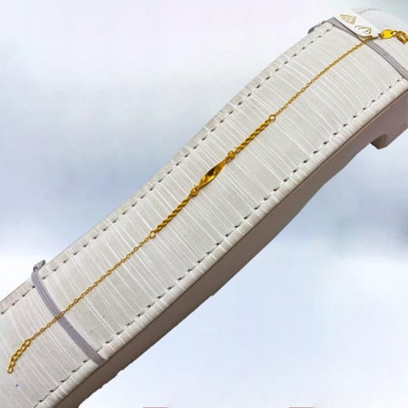 أسواره ذهب عيار 21 الوزن 0.77 جرام