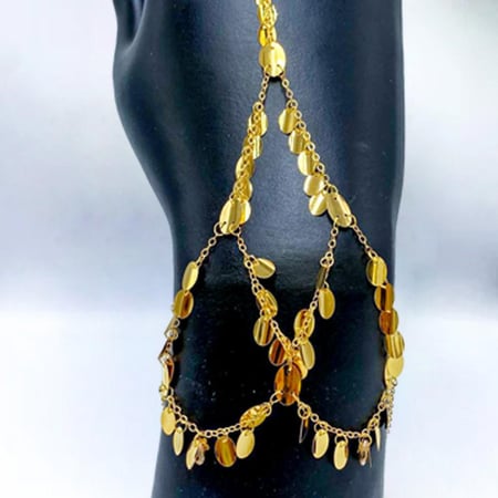 كف ذهب عيار 21 الوزن 3.7 جم