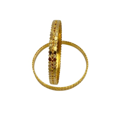 غوايش ذهب عيار 21 الوزن 7.8 جرام