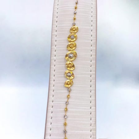 أسواره ذهب عيار 18 الوزن 4.96 جرام