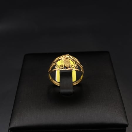 خاتم ذهب عيار 21 الوزن 2.1 جرام