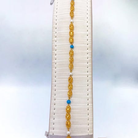 أسواره ذهب عيار 21 الوزن 4.39 جرام