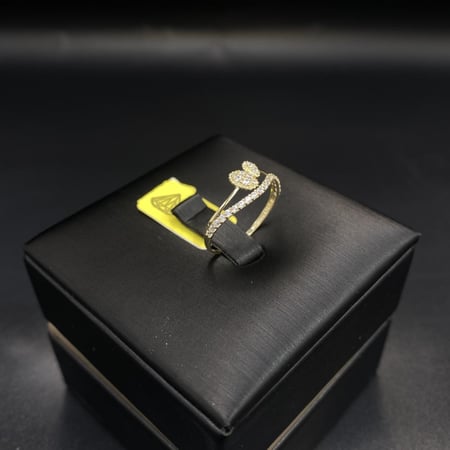 خاتم ذهب عيار 18 الوزن 0.78 جرام