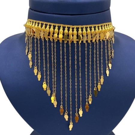 خناق ذهب عيار 21 الوزن 12.75 جرام