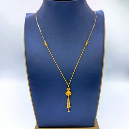 عقد ذهب عيار 21 الوزن 1.91 جرام