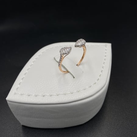 خاتم ذهب عيار 18 الوزن 1.4 جرام