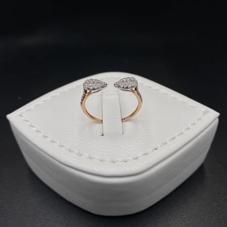 خاتم ذهب عيار 18 الوزن 1.4 جرام