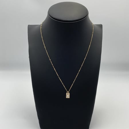 عقد ذهب عيار 18 الوزن 1 جرام