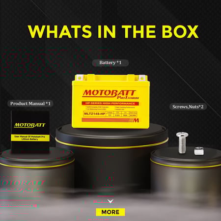MLTZ14S-HP Motobatt LifePo4 Lithium