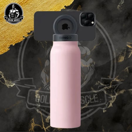 مق مغناطيسي ستانلس ستيل وردي 700 مل