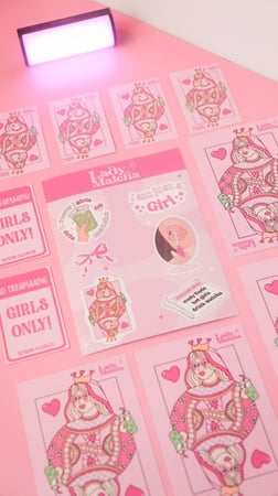 ستيكرات LADY MATCHA