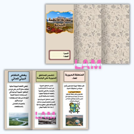 مطويات علوم سادس الترم الأول كامل