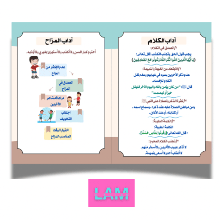مطوية اداب الكلام والمزاح (فقه) ولد