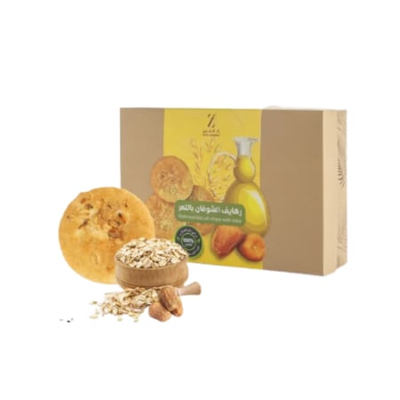 رهايف بسكوت الشوفان بالتمر