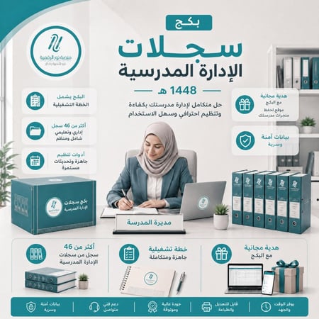 باكج سجلات الإدارة المدرسية