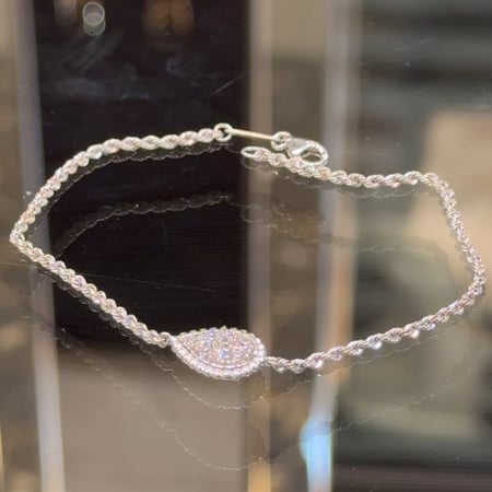 سواره ذهب ابيض 18k