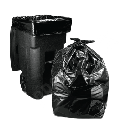 اكياس نفايات 70جالون بلاستيك اسود 10 كيلو