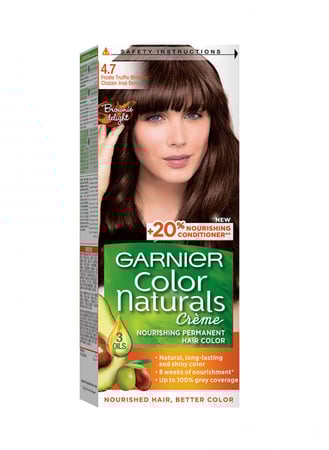 كولور ناتشرلز كريم صبغة دائمة بني شوكولاتة غامق 4.7 من غارنييه - 112 مل