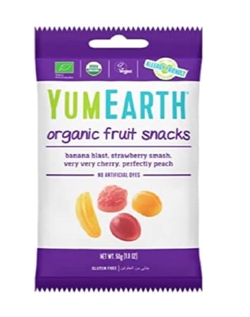 YUMEARTH وجبة خفيفة من الفواكه العضوية من يام ايرث، بوزن 50 غرام