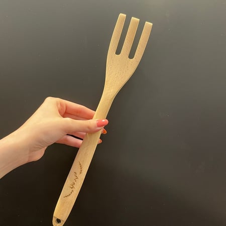 طقم ملاعق خشبية