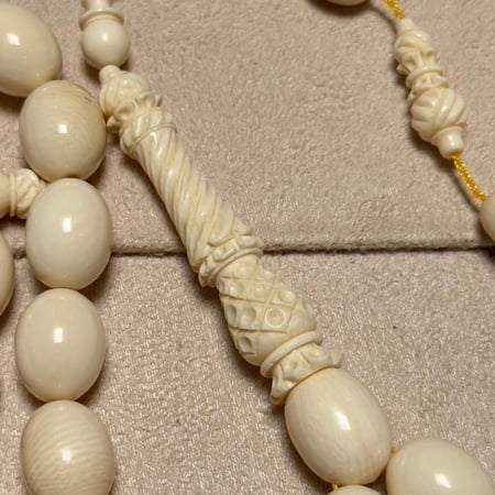 سبحة عاج ناب الفيل خراطه مصنع الفن